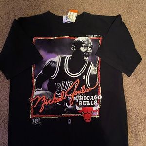 1990 MICHEAL JORDAN BULLS TEE SINGLE STITCH